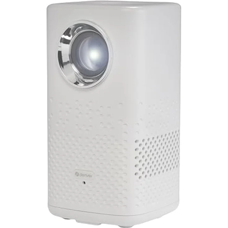 Denver PR-4700-4K Beamer, tragbarer Mini Beamer mit Akku, 4K UHD 3840x2160p, 150 ANSI Lumen, HDMI, USB-A, Bluetooth, 2 Std. Akkulaufzeit, ideal für Outdoor & Camping – Bild 3