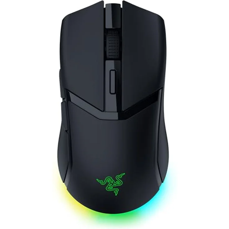 Razer Cobra HyperSpeed, kabellose Gaming-Maus mit 26K DPI Sensor, 1000 Hz Polling Rate, 62g leicht, Chroma RGB, 3-fach-Konnektivität, Schwarz – Bild 1