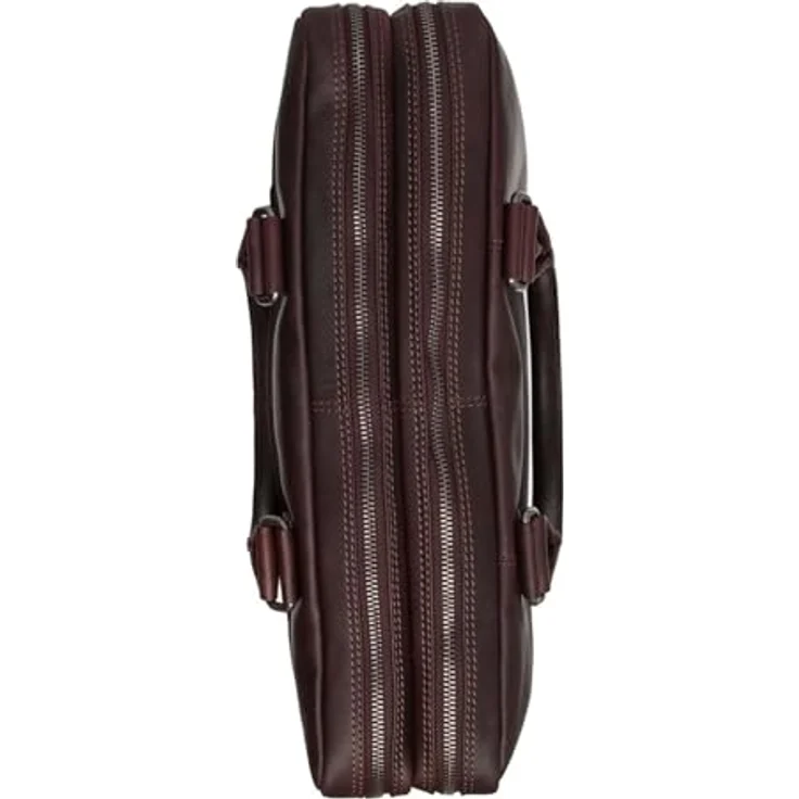 The Chesterfield Brand Fabian Laptopbag Brown - Businesstasche mit geordnetem Stauraum, Maße: 39 x 29 x 9 cm – Bild 3