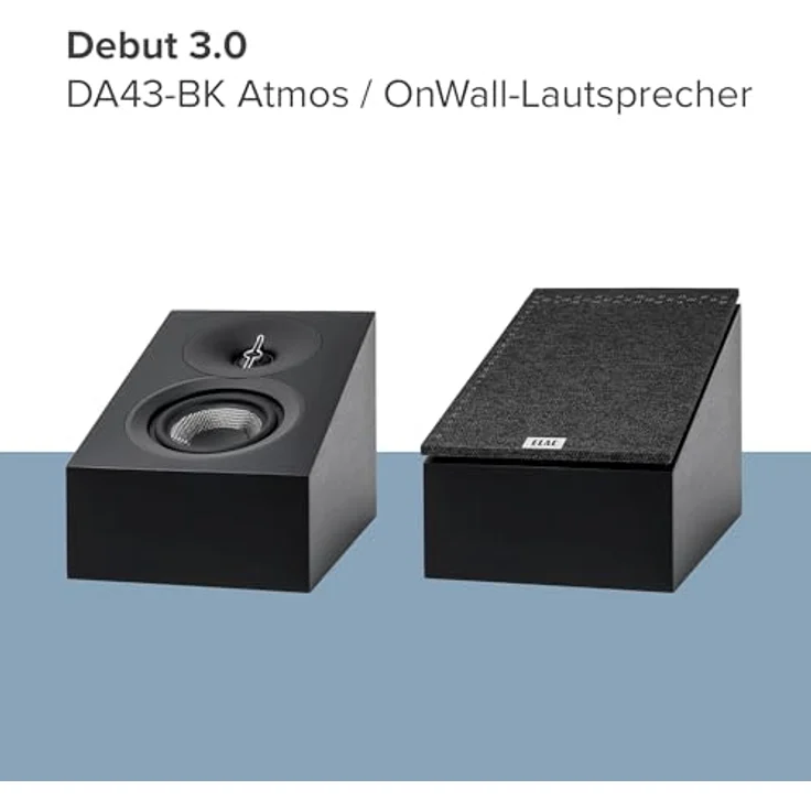 ELAC Debut A4.3 Regal-Lautsprecher – Legendärer Klang, edles Design, 2 Lautsprecher passiv – Bild 2