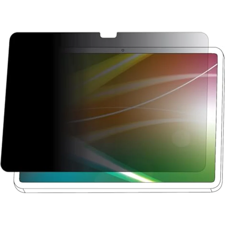 3M BPTMS003 Blickschutzfilter für Microsoft Surface Go 4, 10,5 Zoll, 3:2, wendbar mit anti-reflektierender Matt-Oberfläche und Nanolouer-Technologie – Bild 1