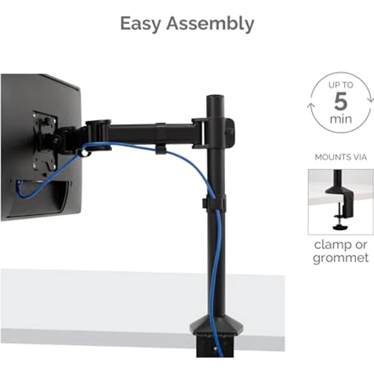 Fellowes Reflex Series Einstellbarer Einzel-Monitorarm 8502501 – Bild 5