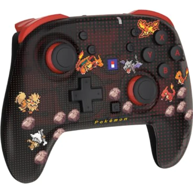 HORI PAD Turbo Wireless Controller - Pokémon Pixel Red - Ergonomischer Controller mit TMR-Sticks, Gyro-Sensoren und programmierbaren Rücktasten für Nintendo Switch 2 – Bild 3