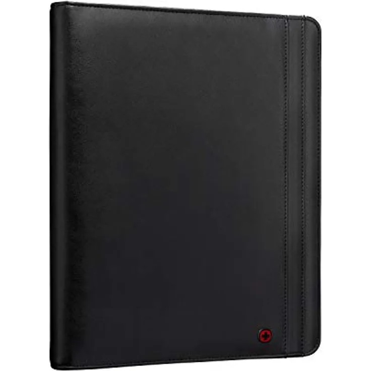 Wenger Venture Zippered Presentation Padfolio 10", Black Tabletschutzhülle mit Dokumenteneinsatz und A4-Notizblock
