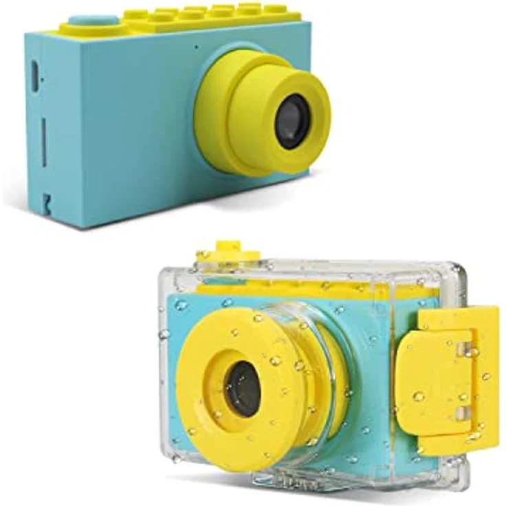 OAXIS myFirst Camera 2 - Kinder-Unterwasserkamera zum Schnorcheln, Shutterbug, wasserdicht, echte 8 MP, inkl. 16 GB Karte – Bild 1