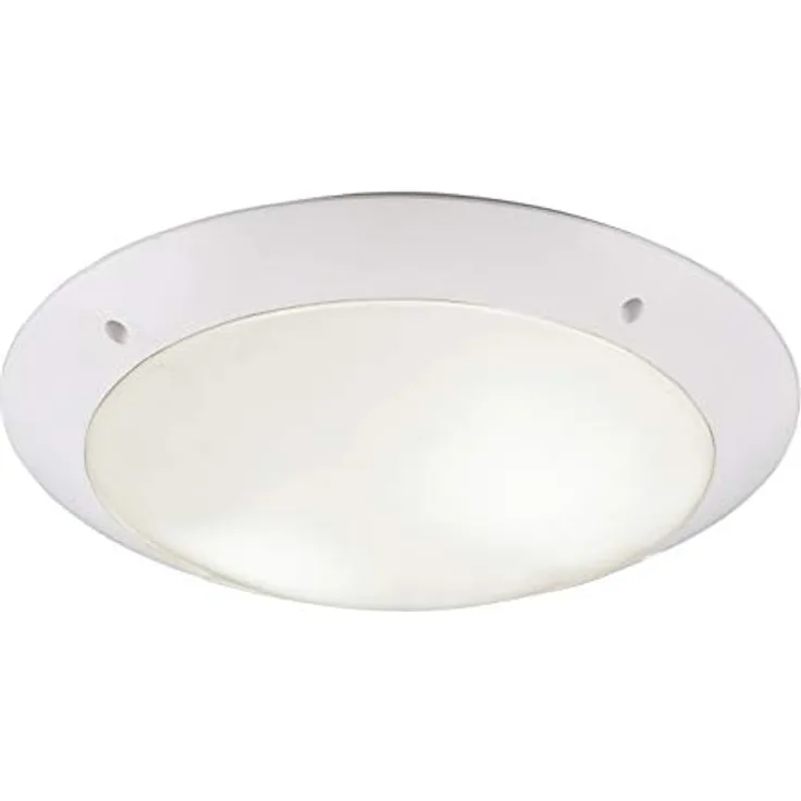 RL LIVE YOUR LIGHT Reality Leuchten Außen Deckenleuchte Camaro R60502031, Kunststoff Weiß, IP54 spritzwassergeschützt