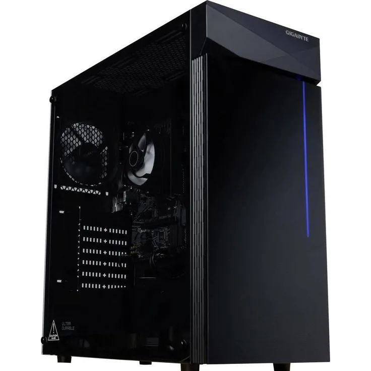 Gigabyte Gaming PC Entry GB-PC0020, AMD Ryzen 5 8600G, 16 GB RAM, 1 TB SSD, Radeon 760M, PC, Schwarz