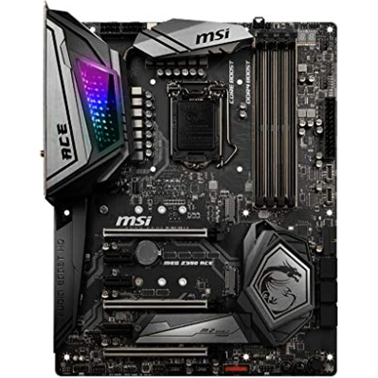 MSI MEG Z390 A LGA1151 (Intel 8th and 9th Gen) M.2 USB 3.1 Gen 2 DDR4 Wi-Fi SLI CFX ATX Z390 Gaming Motherboard – Bild 2
