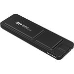 Silicon Power 1TB Portable-Stick-SSD USB 3.2 PX10 Black (1000 GB, USB 3.2 Gen 2), USB Stick, Schwarz