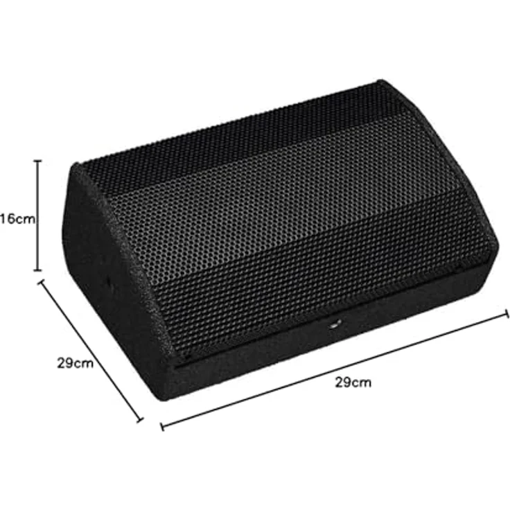IMG STAGELINE FLAT-M100 Aktive PA-Bühnenmonitorbox, Monitor Box mit 100 Watt Leistung in Schwarz – Bild 5