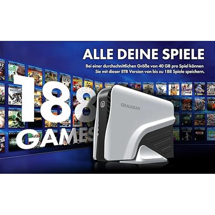 Graugear G-3501-A-10G (4 TB), Externe Festplatte mit blitzschneller USB 3.2 Type-C (Gen2) Verbindung – Bild 5