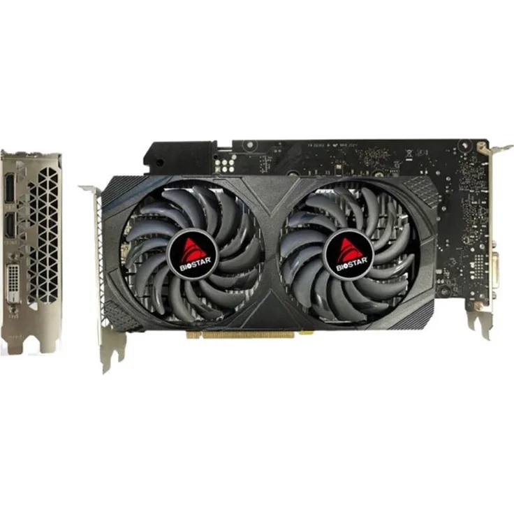 Biostar GeForce RTX 3050 6GB Grafikkarte mit 2304 Shaders, aktivem Kühlsystem und Unterstützung für bis zu 3 Monitore