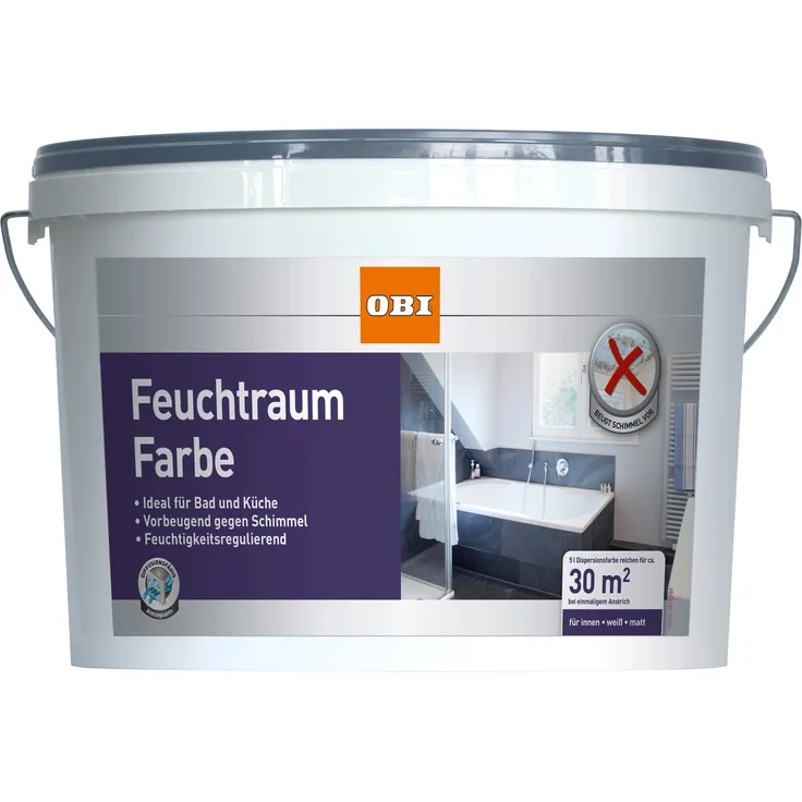 Obi Feuchtraumfarbe 5l
