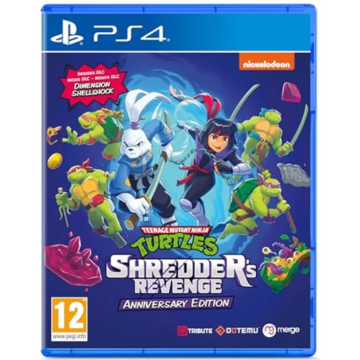 Merge Games Teenage Mutant Ninja Turtles: Shredders Revenge - Jubiläumsausgabe, PS4-Game