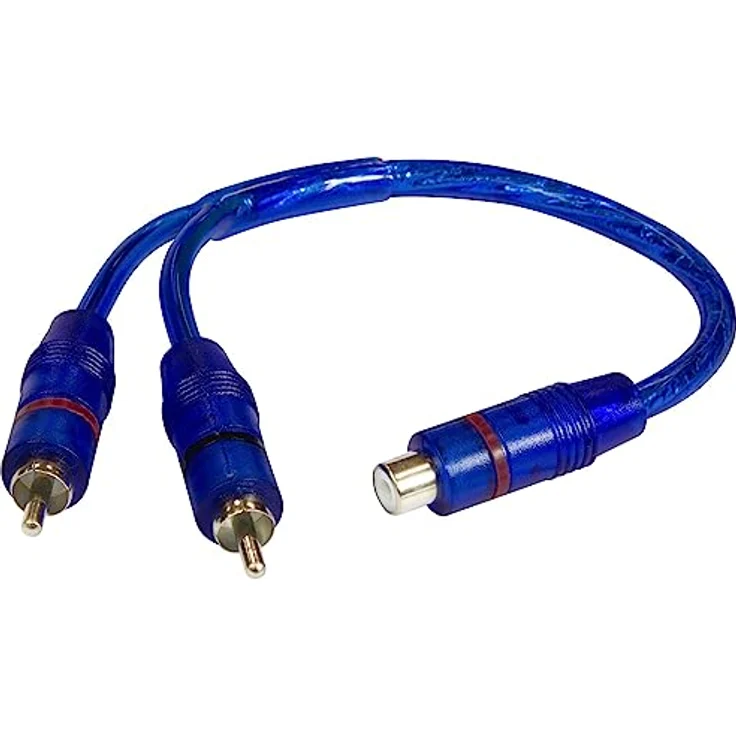 Crunch CRY Y-Cinchkabel 25.00cm [1x Cinch-Buchse - 2x Cinch-Stecker] – Bild 2