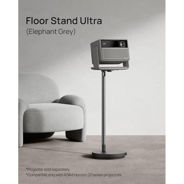 XGIMI Bodenständer Ultra (Elefantengrau) für Horizon 20 Serien, Aluminium Luft- und Raumfahrtqualität, 10 kg Tragkraft, integriertes Kabelmanagement – Bild 2