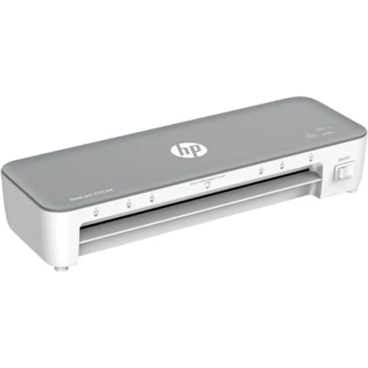 HP OneLam 270 Laminiergerät, Grau, kompaktes Design mit 14 x 7 x 37 cm