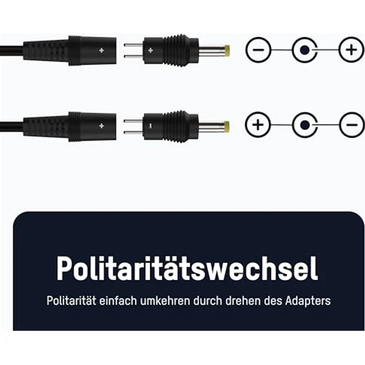 Ansmann APS 2250 H Traveller, Notebook Netzteil mit 27 W Leistung und 7-teiligem Steckerset, Schwarz – Bild 4