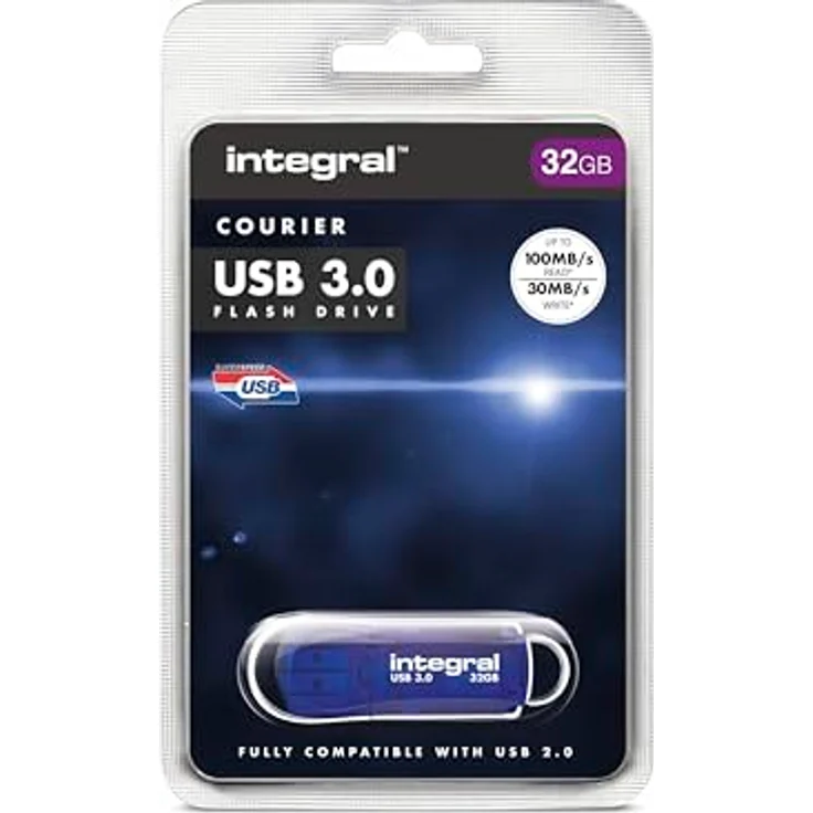 Integral Memory Courier 3.0 INFD32GBCOU3.0 32GB USB 3.0-Stick königsblau – Bild 6