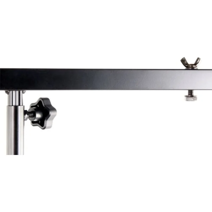 Showlite LS250 Lichtstativ mit Quertraverse (für Bühnen & Konzerbeleuchtung, für bis zu 4 Scheinwerfer, 1,10m-2,50m, max. Traglast: 30 kg) – Bild 5