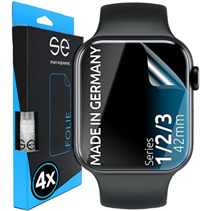 smart engineered 3D Schutzfolie Apple Watch (42mm) – Bild 2