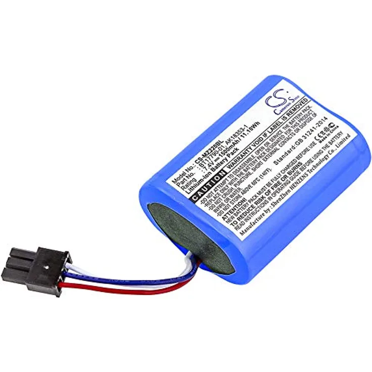 Cameron Sino CS-MZ220BL Akkus 1500mAh Kompatibel mit [Zebra] IMZ320, MZ220, MZ320, MZ420L, Li-ion, 7.4V, Blau