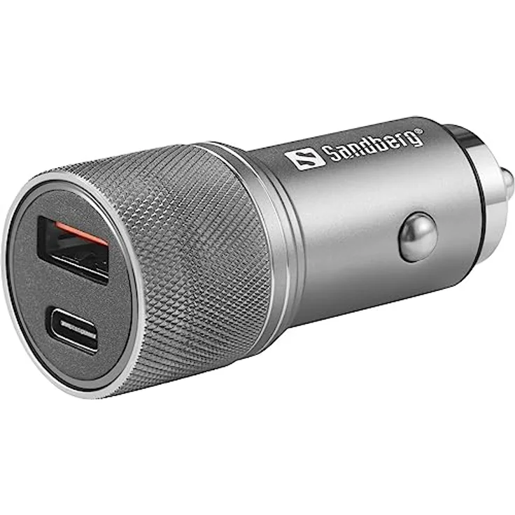 Sandberg Car Charger 1xQC3.0+1xUSBC 48W, 441-50 - Handy-Ladegerät