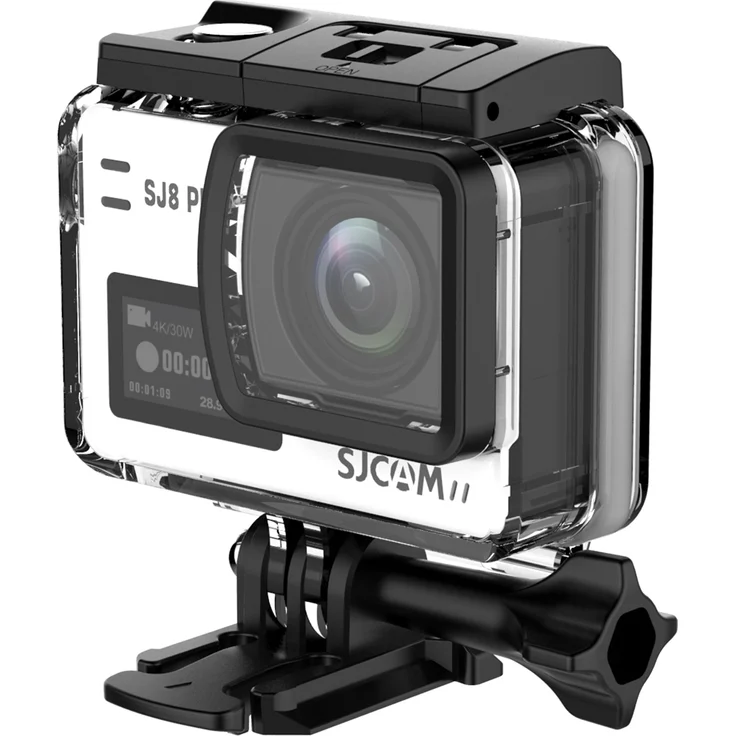 SJCAM SJ8 PRO, 4K 60FPS Actionkamera mit 6-Achsen EIS, 170° Weitwinkel, 2,33 Zoll Touchscreen, 8-facher Digitalzoom, wasserdichtes Gehäuse