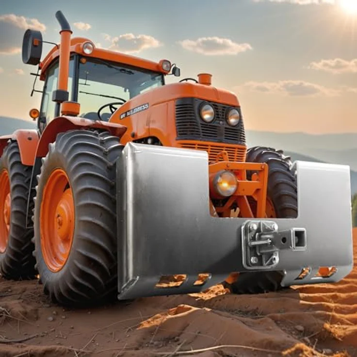 VEVOR 3/8 Zoll Kompaktlader-Befestigungsplatte, Montageplatte mit 5,79 cm Anhängerkupplung, universell für Traktoren von Deere, Kubota, Bobcat und Mahindra, 7000 Pfund Tragfähigkeit – Bild 8