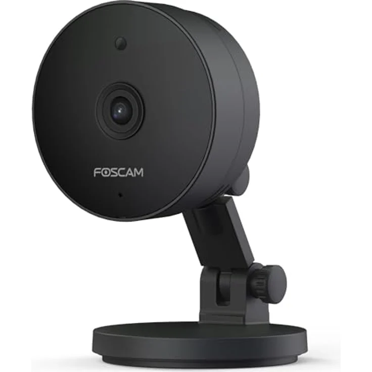 Foscam C5M 3K 5 MP Dualband WLAN Überwachungskamera mit Nachtsicht bis zu 8 Meter, Zwei-Wege-Audio, H.264+/H.264-Videokomprimierung (schwarz) – Bild 1