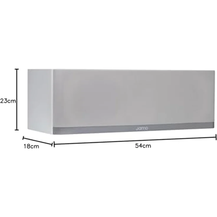 Jamo S7-25C, Center-Lautsprecher mit 2-Wege Technologie, 2.0 Kanälen, 200 W, 82 - 21000 Hz, grau – Bild 2