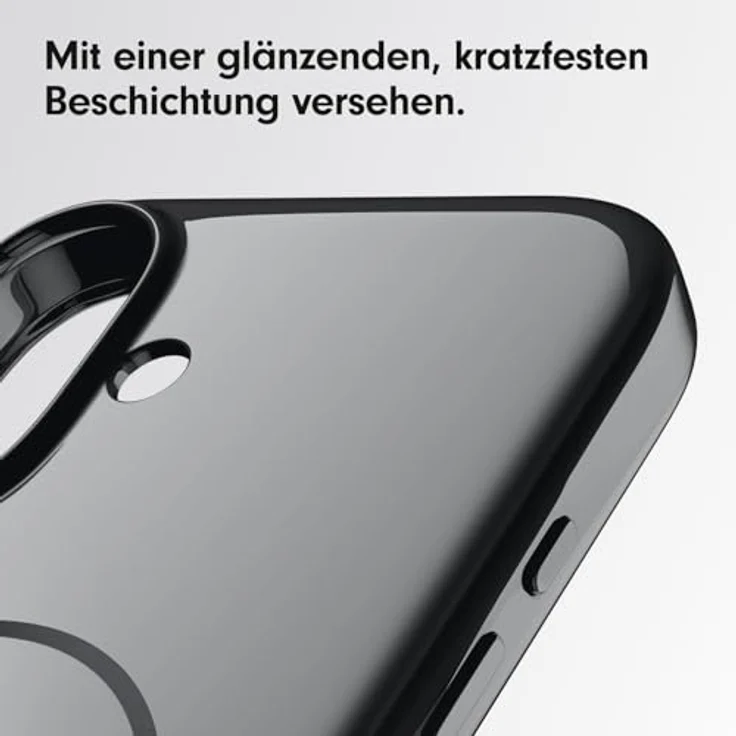 Beats Case iPhone 16 Pro - MagSafe, Kratzfeste Schutzhülle, passgenau, Innenfutter aus Mikrofaser - Samtschwarz – Bild 5