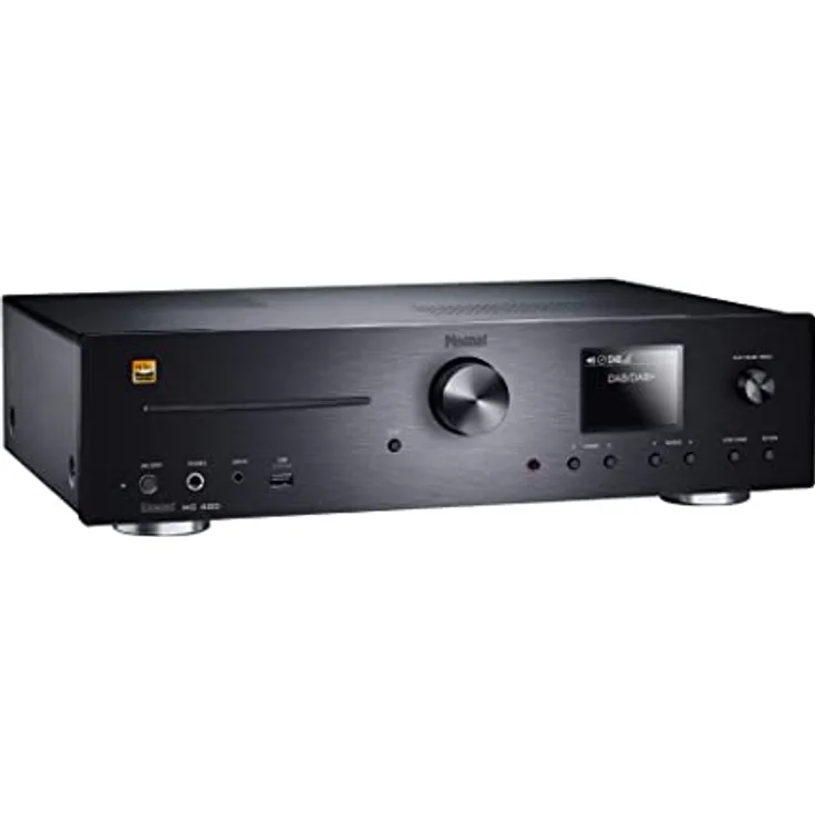 Magnat MC 400, Kompakter High-End Stereo Netzwerk/CD/DAB/FM-Receiver mit 200 Watt Maximal-Ausgangsleistung in Hi-Res Qualität