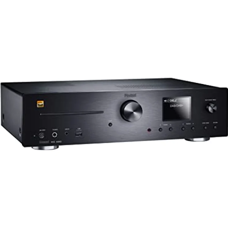 Magnat MC 400, Kompakter High-End Stereo Netzwerk/CD/DAB/FM-Receiver mit 200 Watt Maximal-Ausgangsleistung in Hi-Res Qualität – Bild 1