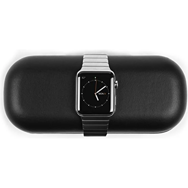 Twelve South TimePorter für Apple Watch, Apple Watch Zubehör Reisetasche + Ladestation für den Nachttisch (schwarz) – Bild 5