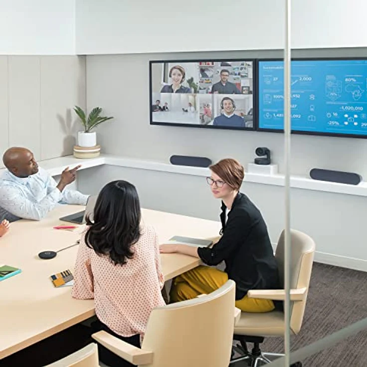 Logitech Rally Kamera – Schwarz – Kamera Mount und Splitter Case – WW – Bild 4