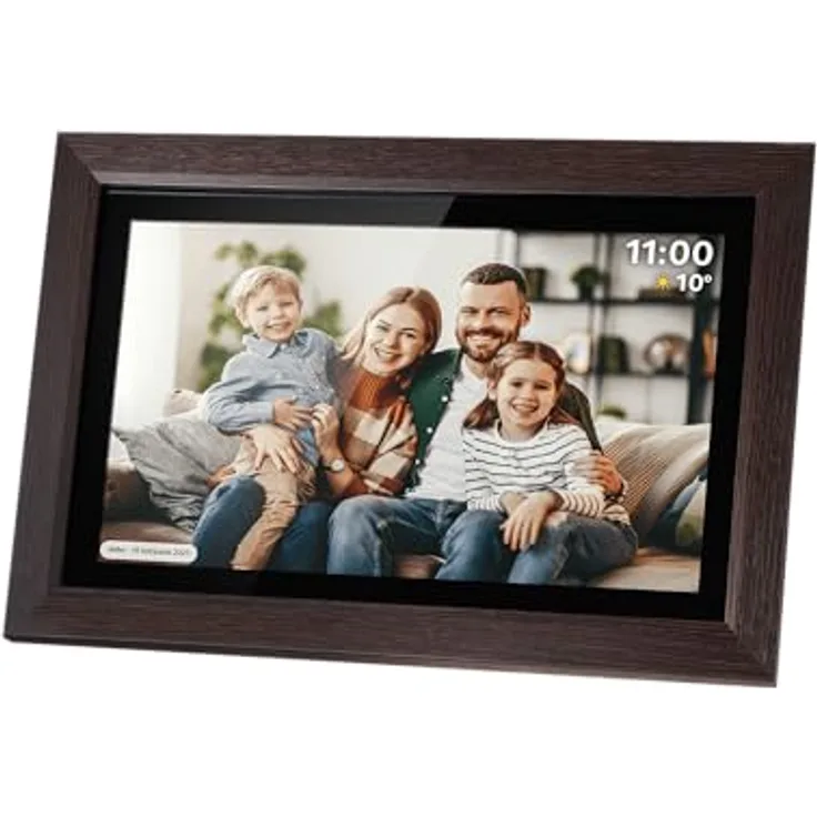 Kruger&Matz KM1102-15, Digitaler Fotorahmen FRAMEO 15" mit 1280 x 1080 px, Wi-Fi, 16 GB Speicher, Interaktive Funktionen, Wetterrahmen