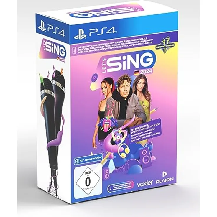 Let's Sing 2024 German Version (+ 2 Mics) (Playstation 4)