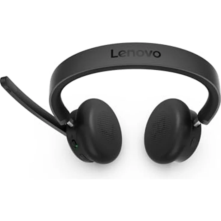 Lenovo 6550, On-Ear Headset mit Bluetooth 5.3, ANC, Dual-Mikrofon, Geräuschunterdrückung, schwarz – Bild 5