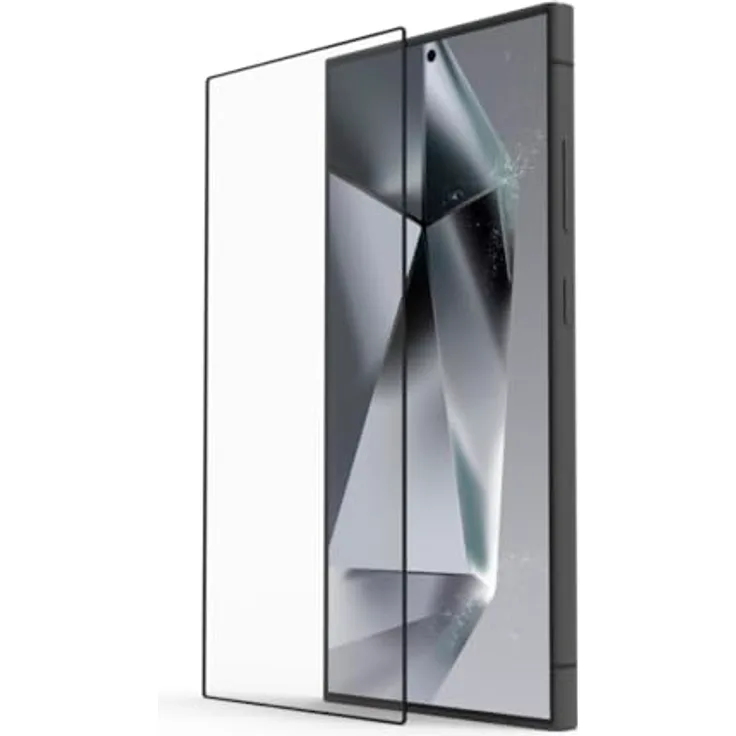 Hama Handy Schutzglas D3O für Samsung Galaxy S25 Ultra (bruchsicheres Displayschutzglas, Anti-Fingerprint, Vollschutz 10H, montierbar mit EcoFrame, ultraklar)