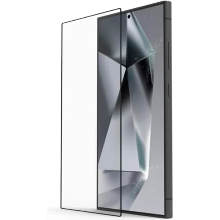 Hama Handy Schutzglas D3O für Samsung Galaxy S25 Ultra (bruchsicheres Displayschutzglas, Anti-Fingerprint, Vollschutz 10H, montierbar mit EcoFrame, ultraklar) – Bild 1