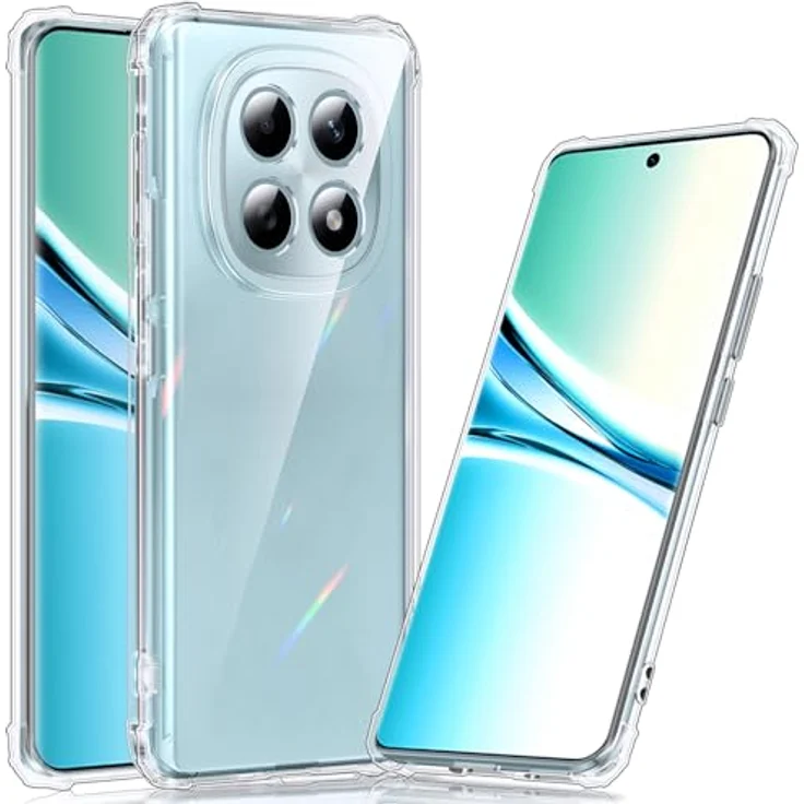 LeYi für Xiaomi Redmi Note 15 5G, Transparent TPU Silikon Hülle mit 2 Schutzfolien, Stoßfest und Kameraschutz, Crystal Clear Design – Bild 1
