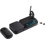 Yealink BH 71 Workstation Pro, In Ear Bluetooth® Headset mit tragbarem Ladeetui, Schwarz