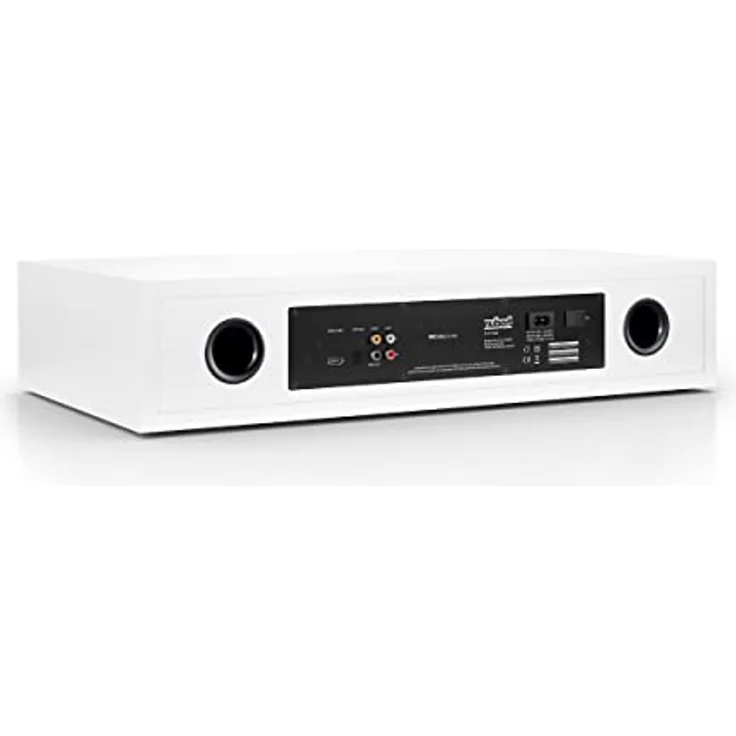 Nubert nuBoxx AS-225 max | Weiße Soundbar mit weißer Front | Stereobar für HiFi & Musikgenuss | TV-Lautsprecher belastbar bis 50 kg | Soundbase mit Klangregelung | Stereobase für Heimkino | Sounddeck – Bild 3