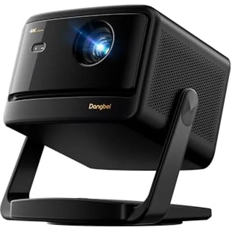 Dangbei DBOX02 Pro 4K Beamer, 2000 ISO Lumen, HDR10+, Dolby Audio, 300" Bildschirm, Google TV & Netflix, WiFi & Bluetooth, 3D Ready