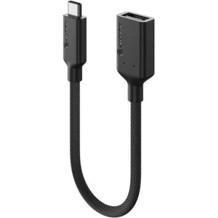 ALOGIC Adapterkabel Elements Pro USB C to USB-A, schwarz, 5 Gbit/s, USB 3.2 Gen 1, gerader Stecker