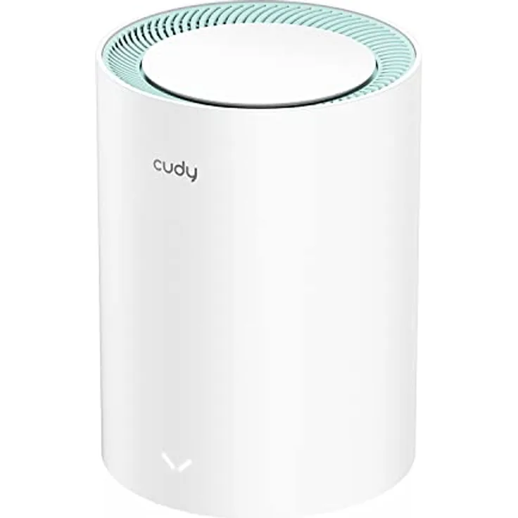 Cudy M1300 1er-Pack AC1200 Gigabit Whole-Mesh-WLAN-System, Dualband WLAN Extender, High-Gain-Antennen, VPN, Cloudflare