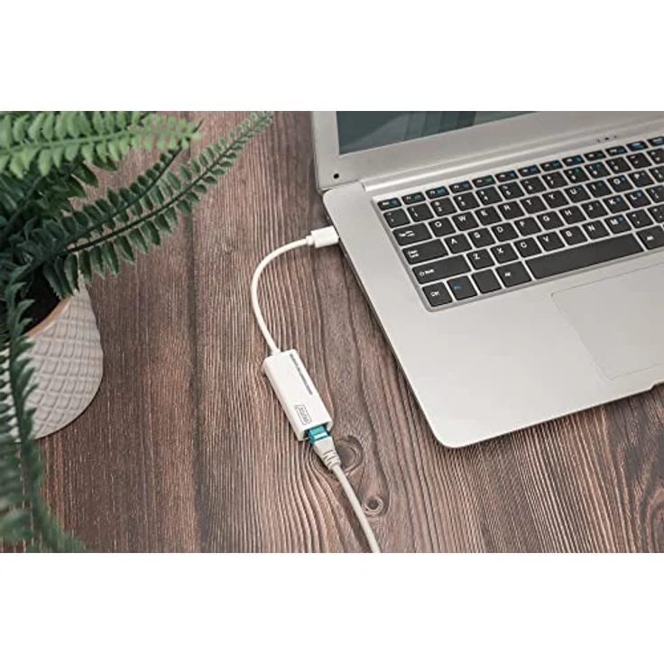 DIGITUS Netzwerk-Adapter über USB 3.0 - Gigabit-Ethernet 1 GBit-s RJ45 - Zusätzlicher LAN-Anschluss über USB-A Stecker – Bild 5