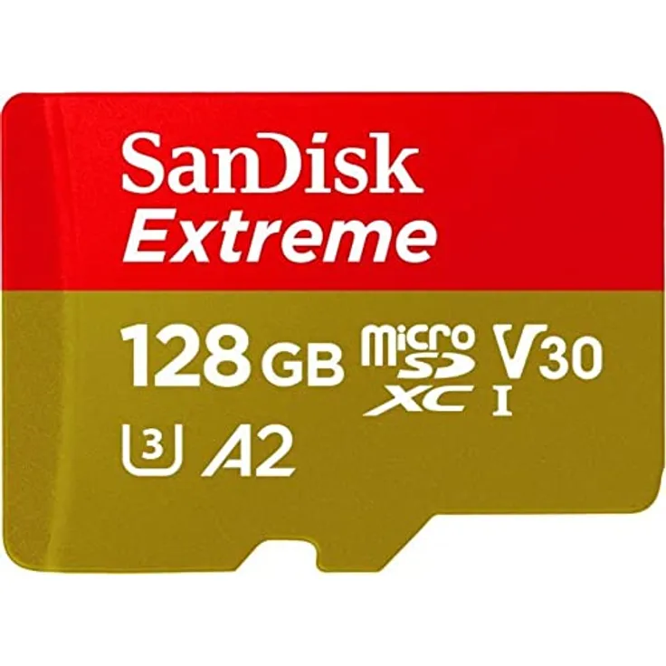 SanDisk 128 GB MicroSDXC Extreme 190MB/90MB Card only - Extended Capacity SD (MicroSDHC)