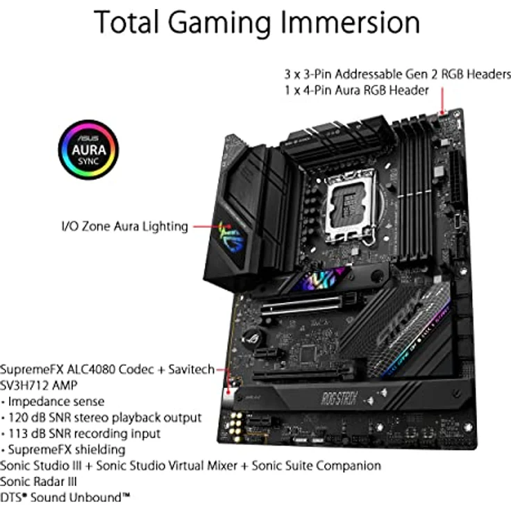 ASUS ROG STRIX B760-F GAMING WIFI Mainboard Sockel Intel LGA 1700 – Bild 4